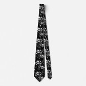 Cravate Heavy Metal Skulls Tie (Devant)