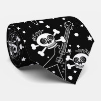 Heavy Metal Skulls Tie