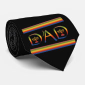 Cravate Hébreu juif de fête des pères (Roulé)