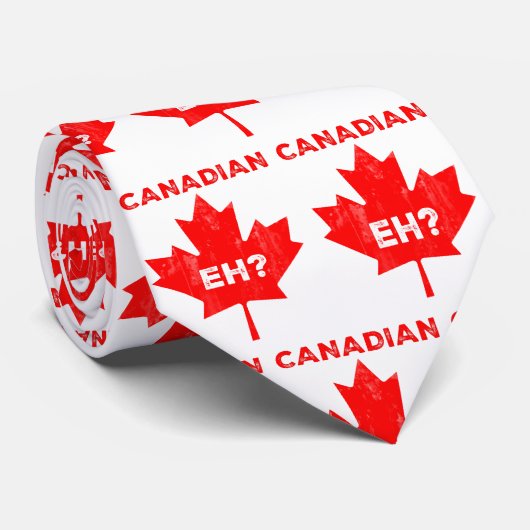 Cravate Hein canadien ? Feuille d'érable (Roulé)