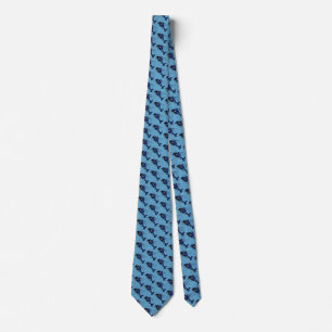 Cravate Hélicoptère bleu