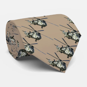 Cravate hélicoptère militaire