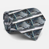 Cravate Hélicoptère téléguidé de SCOUT du FEU (Roulé)