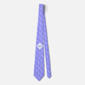 Cravate Hellas et drapeau grec Personnalisation en bleu ca (Devant)