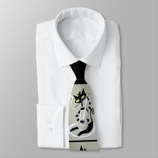 Cravate hep cat print (Attaché)