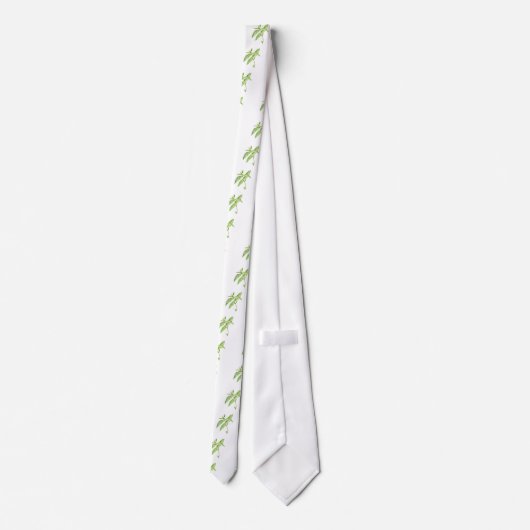 Cravate Herbe de menthe (Dos)