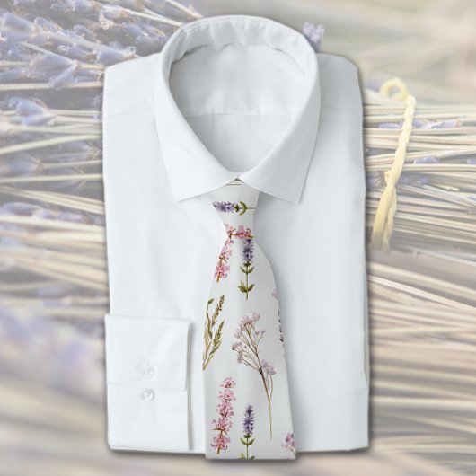 Cravate Herbes aromatiques