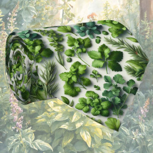 Cravate Herbes fraîches de jardin Chemise de cuisine pou