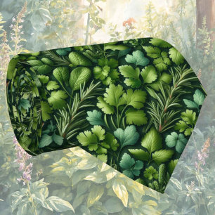 Cravate Herbes fraîches de jardin Chemise de cuisine pou