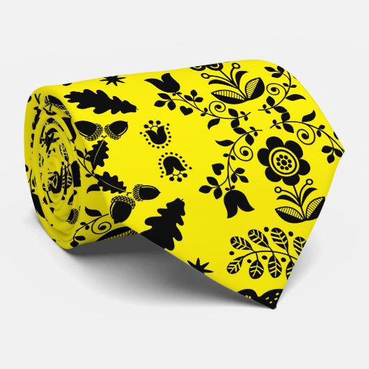 Cravate Hérisson Art populaire (Roulé)