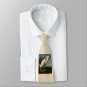 Cravate Héron blanc (Aigrette) - Les Oiseaux d'Amérique d' (Attaché)
