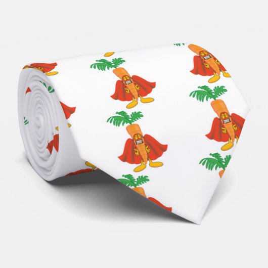 Cravate Héros de carotte (Roulé)