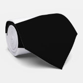 Cravate Hétérosexuel noir blanc rayé LGBT (Roulé)