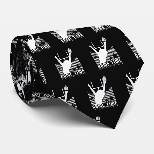 Cravate Heure du jeu - Football (Roulé)