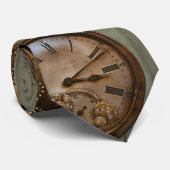 Cravate Heure Steampunk (Roulé)