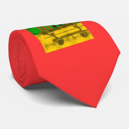 Cravate heureuse de kwanza (Roulé)