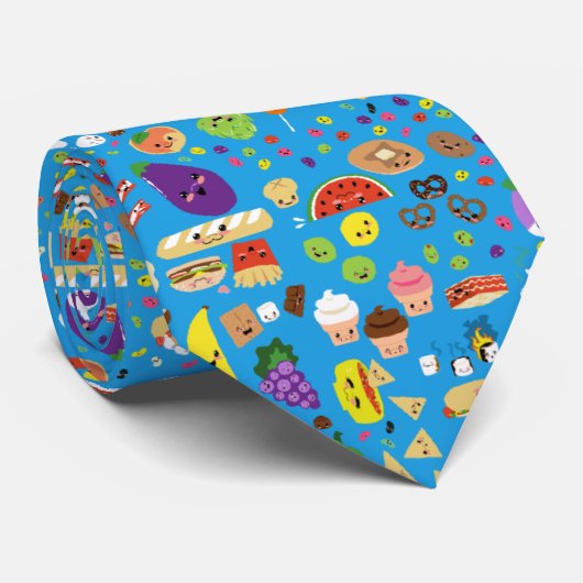 Cravate heureuse de nourriture (Roulé)