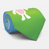 Cravate heureuse de Pâques de lapin de ressort (Roulé)