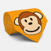 Cravate heureuse de singe (Roulé)