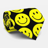 Cravate heureuse de visage (Roulé)