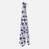 Cravate Heureux Hanoukka tournoyant Dreidel (Devant)