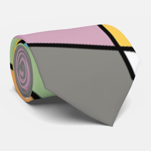 Cravate Hexagon Bauhaus (Roulé)