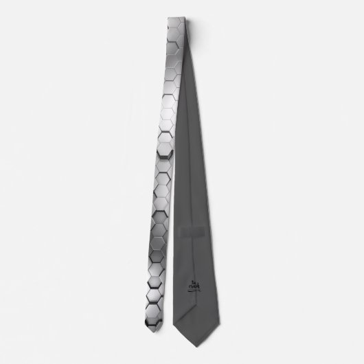 Cravate Hexagon Max Acier Métal Screw Necktie Design (Dos)