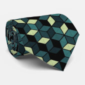 Cravate Hexagon moderne pour hommes (Roulé)