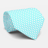 Cravate Hexagon (XT-202011011133CST) (CYAN) (Roulé)