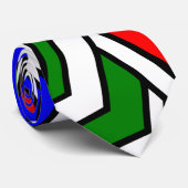 Cravate Hexagones de chevauchement de Bauhaus (Roulé)