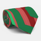 Cravate Hexagones de Noël (Roulé)