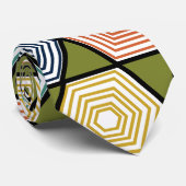 Cravate Hexagons et triangles (Roulé)