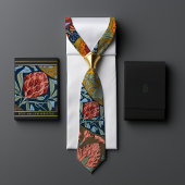 Cravate Hibiscus de l'époque victorienne et Mallow Rose Ho