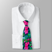 Cravate Hibiscus Flower Love (Attaché)