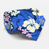 Cravate Hibiscus Hawaiian de Kona Bay Aloha Chemise Imprim (Roulé)