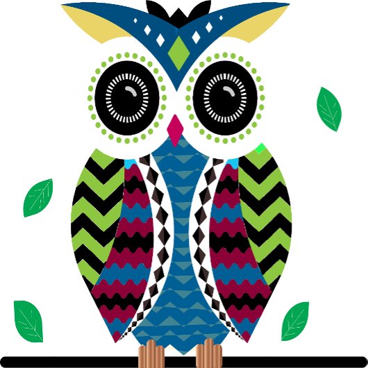 Cravate hibou