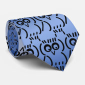 Cravate Hibou d'ASCII (Roulé)