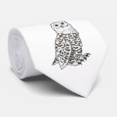 Cravate Hibou d'Oberton (Roulé)