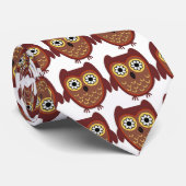 Cravate Hibou mignon (Roulé)
