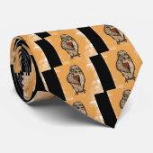 Cravate Hibou Sage (Roulé)