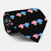 Cravate Hiboux dans l'amour (Roulé)