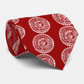 Cravate Hiéroglyphe mexicain(Maya) (Roulé)