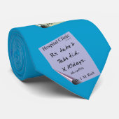 Cravate hilare de prescriptions de pharmacien pour (Roulé)