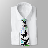 Cravate HipHop 50. Motif de danse (Attaché)