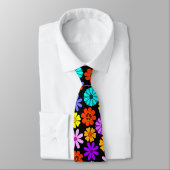Cravate Hippie Flowers (Attaché)