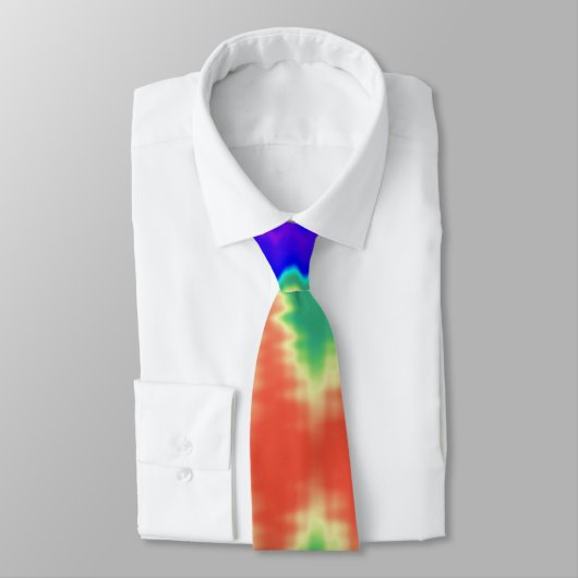 Cravate Hippie Tie Dye Necktie (Attaché)