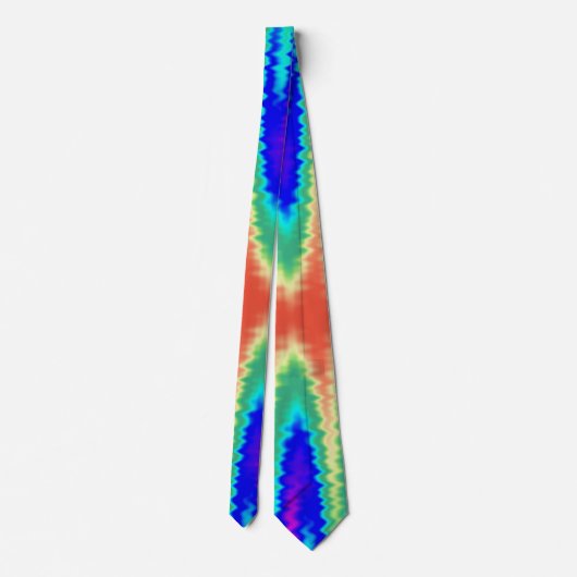 Cravate Hippie Tie Dye Necktie (Dos)