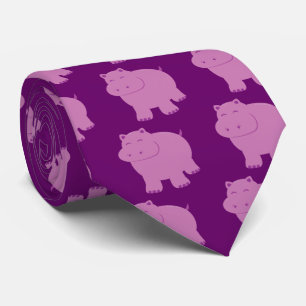 Cravate Hippo mignon