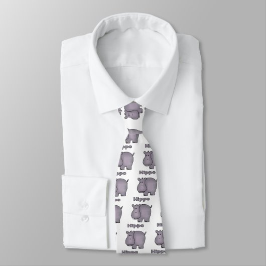 Cravate Hippo mignon (Attaché)