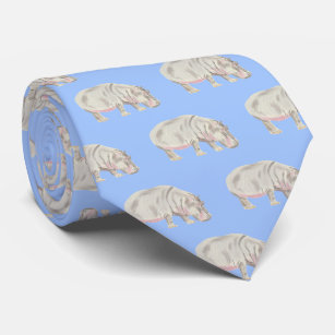 Cravate hippo pour hommes